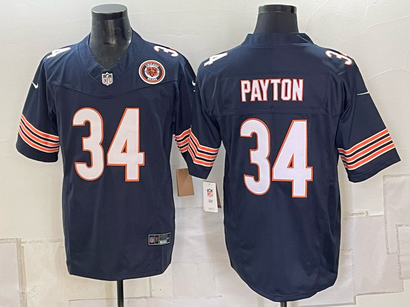 Men 2026 Chicago Bears #34 Payton blue Nike Limited NFL Jersey 1005003